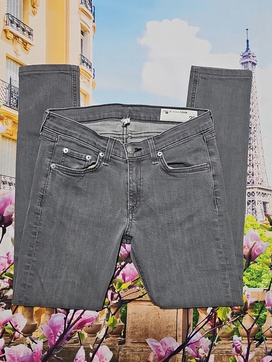 rag & bone Denim - Rag & Bone Gray Denim Skinny Jeans Size 28